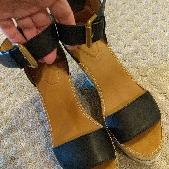 See by Chloe wedge espadrilles leather - Picture 8 of 8